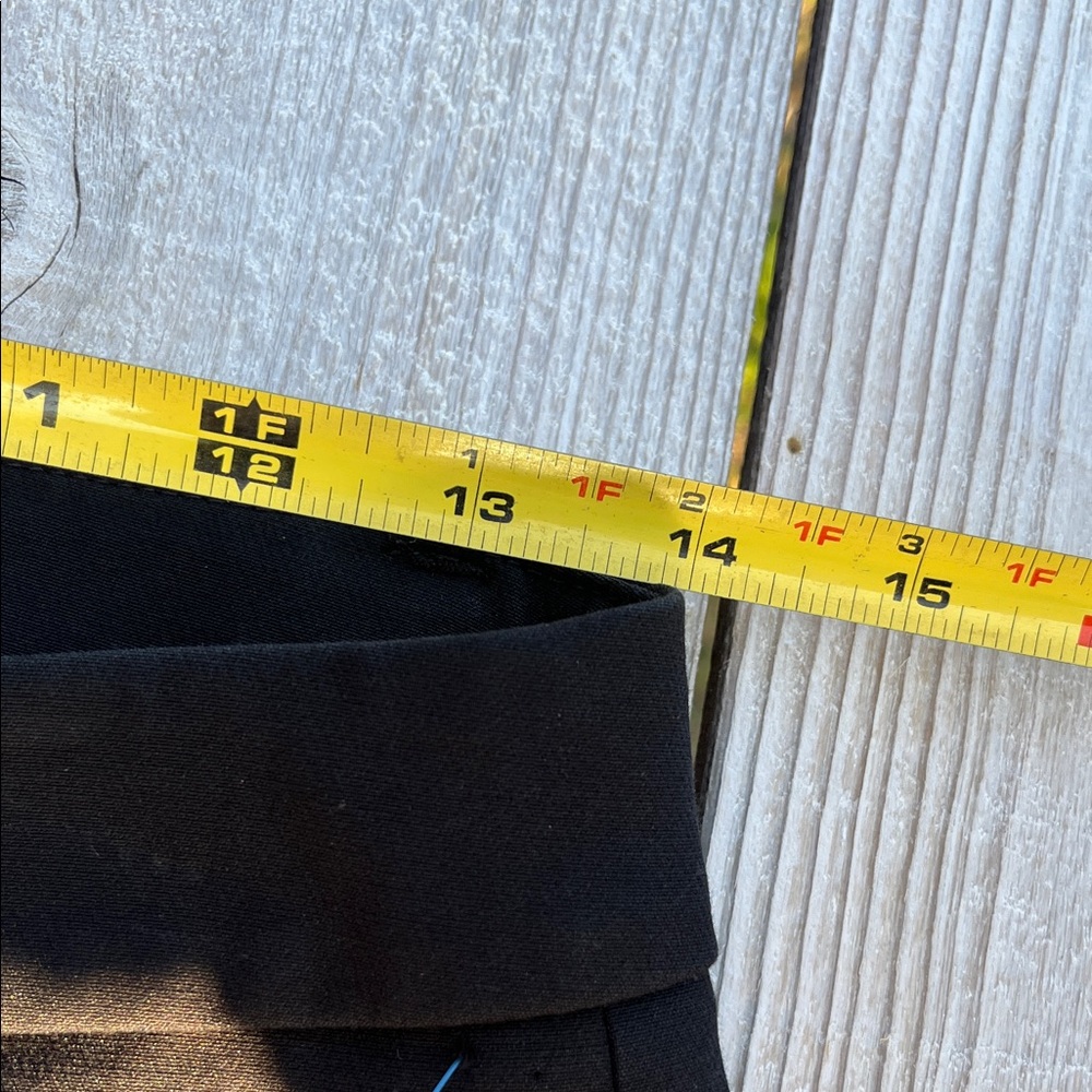 White House Black Market Black Straight-Leg Dress Pants - Picture 9 of 12